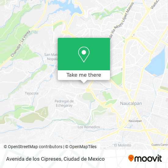 Mapa de Avenida de los Cipreses