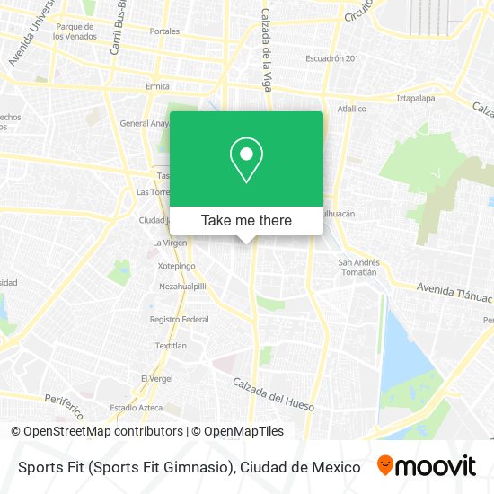 Sports Fit (Sports Fit Gimnasio) map