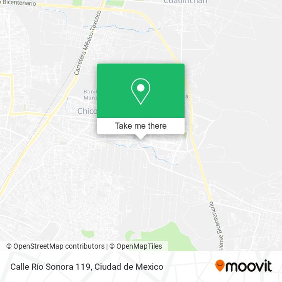 Calle Río Sonora 119, Hacienda de Costitlán map