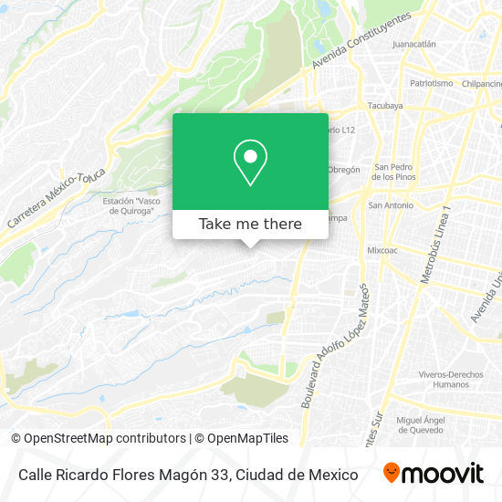 Mapa de Calle Ricardo Flores Magón 33