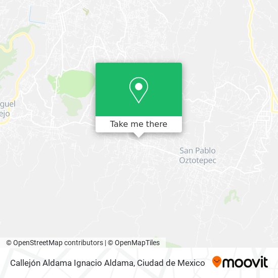 Mapa de Callejón Aldama Ignacio Aldama