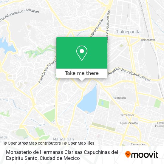 Monasterio de Hermanas Clarisas Capuchinas del Espiritu Santo map