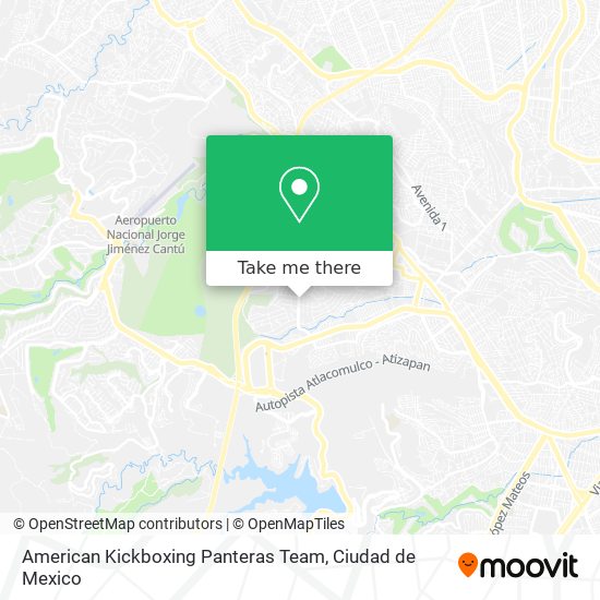 Mapa de American Kickboxing Panteras Team