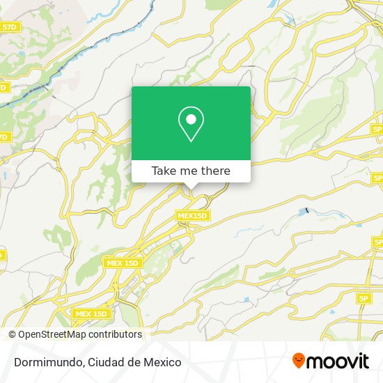 Dormimundo map