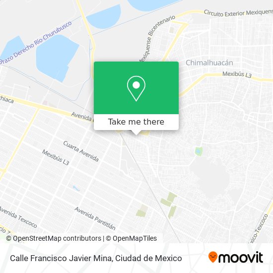 Mapa de Calle Francisco Javier Mina
