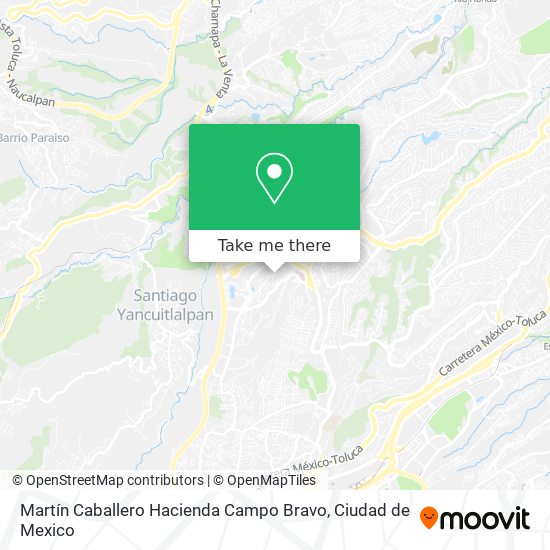 Mapa de Martín Caballero Hacienda Campo Bravo