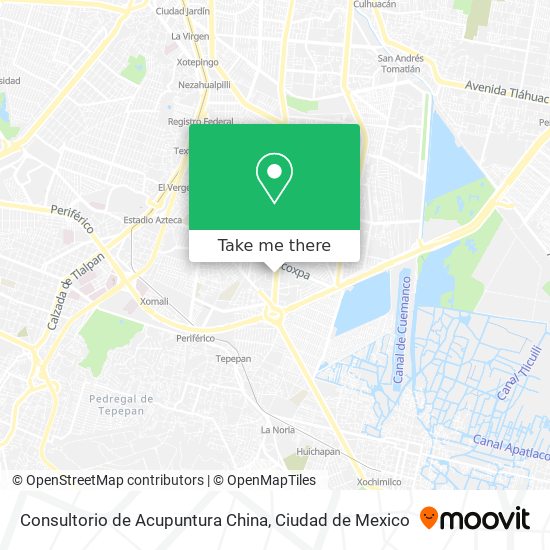 Consultorio de Acupuntura China map