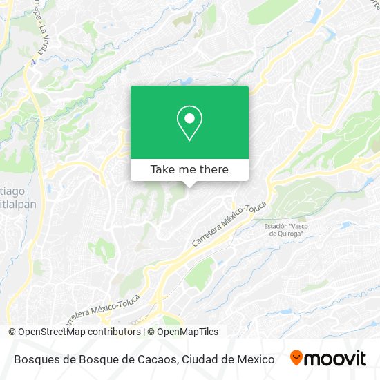 Bosques de Bosque de Cacaos map