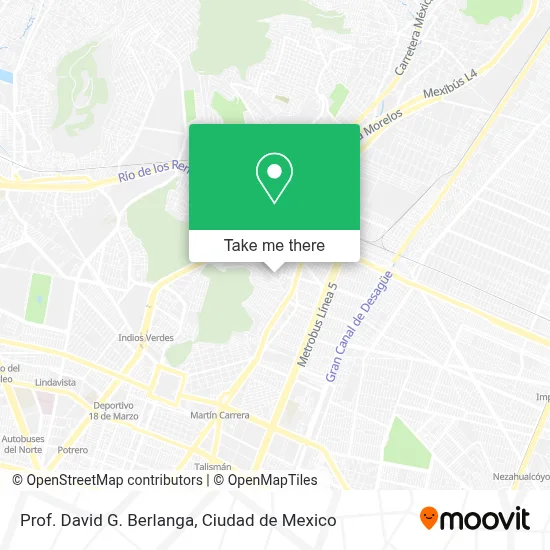 Prof. David G. Berlanga map