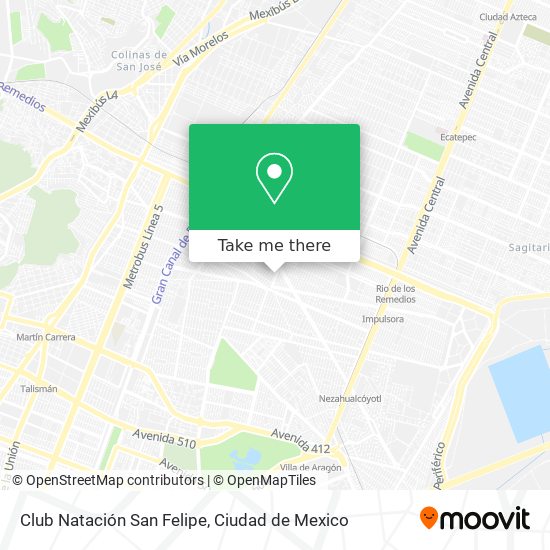 Club Natación San Felipe map