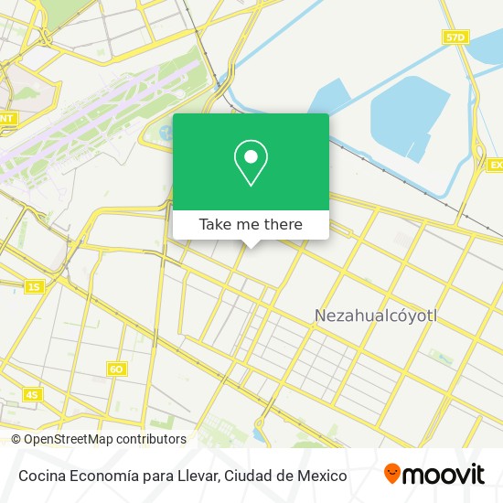 Cocina Economía para Llevar map