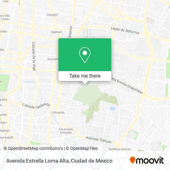 Mapa de Avenida Estrella Loma Alta