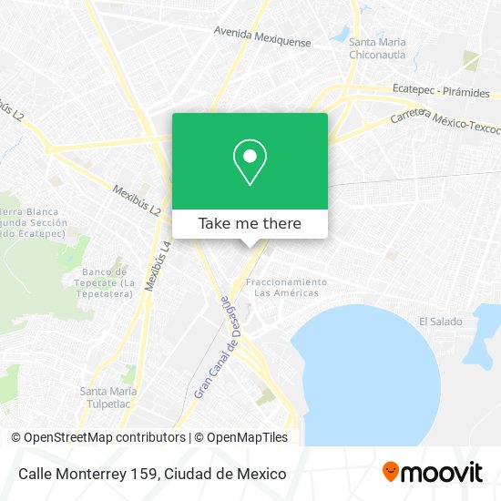 Calle Monterrey 159 map