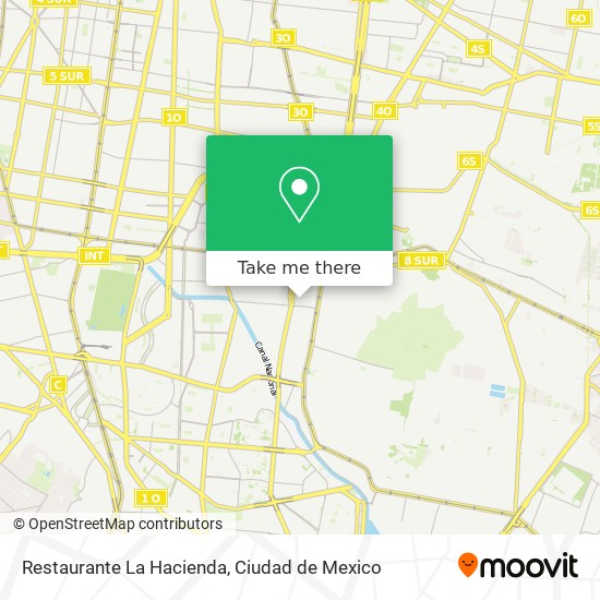 Mapa de Restaurante La Hacienda