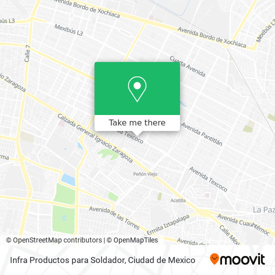 Infra Productos para Soldador map