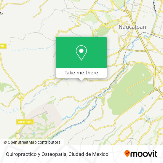 Mapa de Quiropractico y Osteopatia