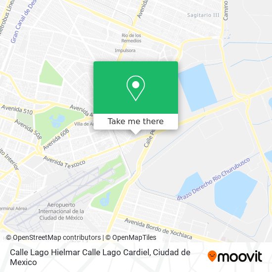 Calle Lago Hielmar Calle Lago Cardiel map