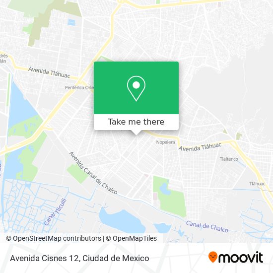 Mapa de Avenida Cisnes 12