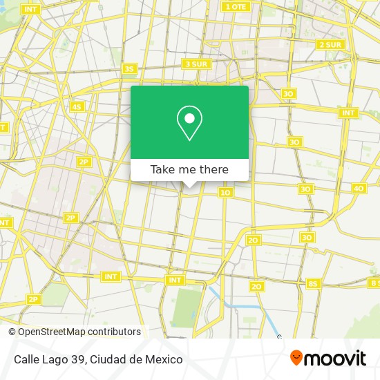 Calle Lago 39 map