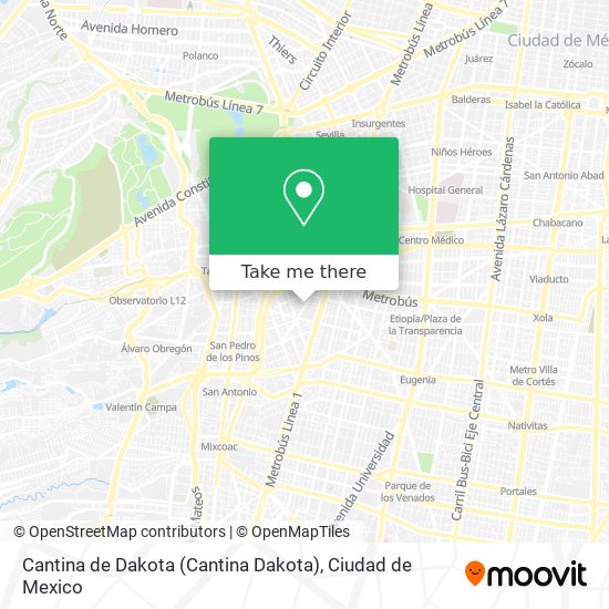 Cantina de Dakota (Cantina Dakota) map