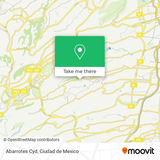 Abarrotes Cyd map