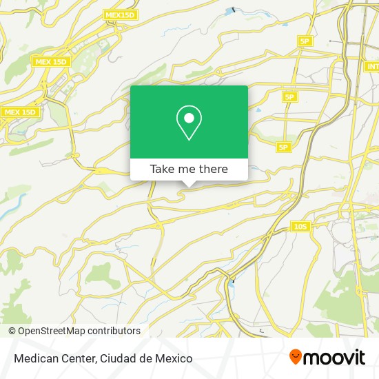 Mapa de Medican Center