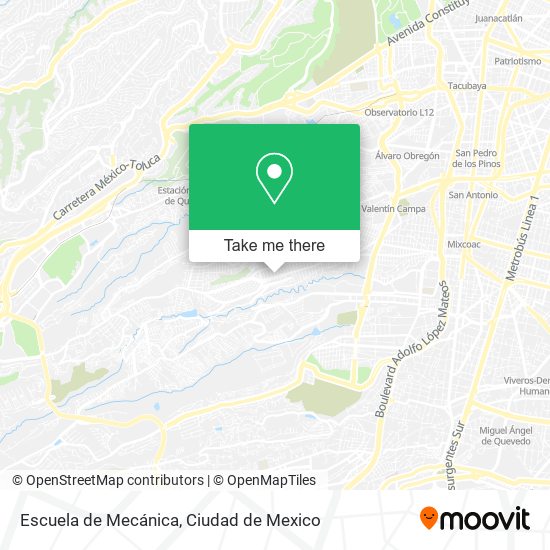 Escuela de Mecánica map