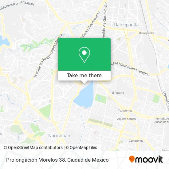 Mapa de Prolongación Morelos 38
