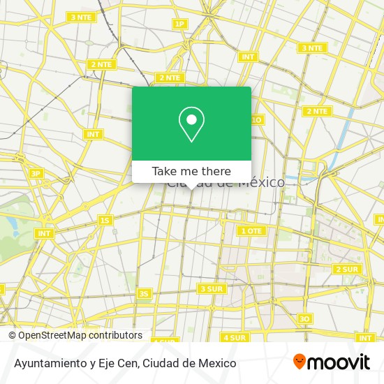 Ayuntamiento y Eje Cen map