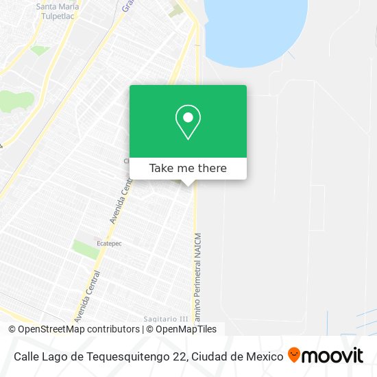 Mapa de Calle Lago de Tequesquitengo 22