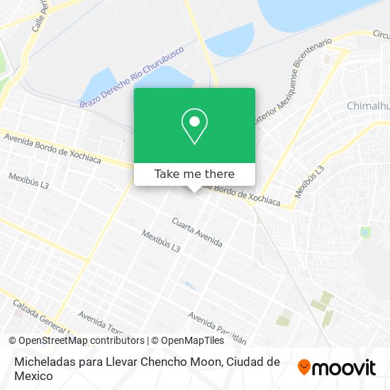 Micheladas para Llevar Chencho Moon map