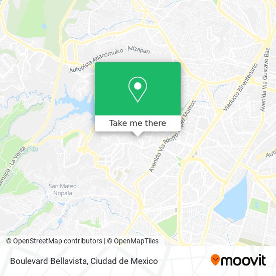 Boulevard Bellavista map
