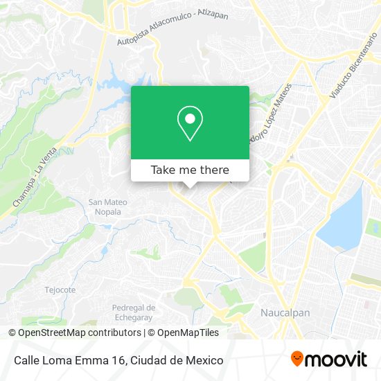 Calle Loma Emma 16 map
