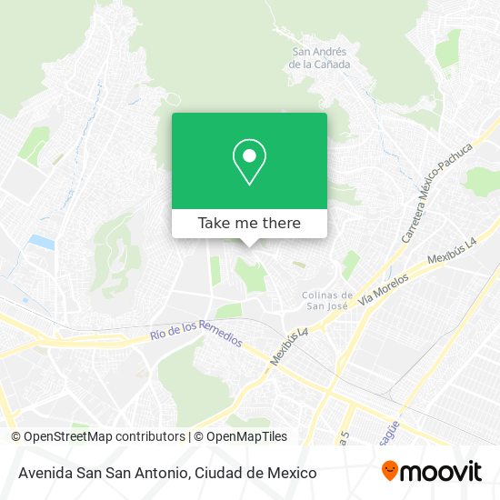 Mapa de Avenida San San Antonio