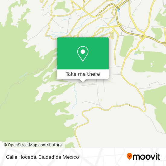 Calle Hocabá map