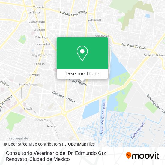 Consultorio Veterinario del Dr. Edmundo Gtz Renovato map