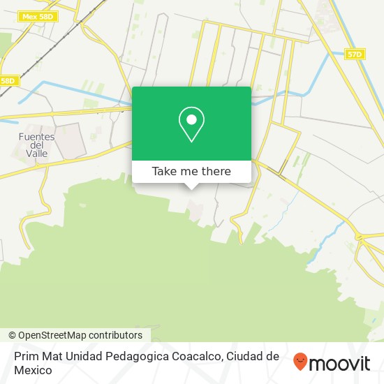 Prim Mat Unidad Pedagogica Coacalco, Calle Enrique Rebsamen República Mexicana map