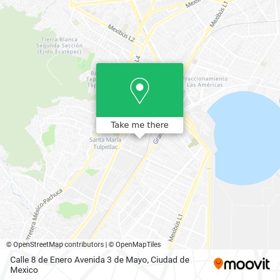 Calle 8 de Enero Avenida 3 de Mayo map