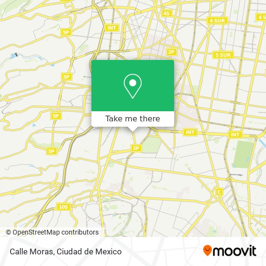 Mapa de Calle Moras