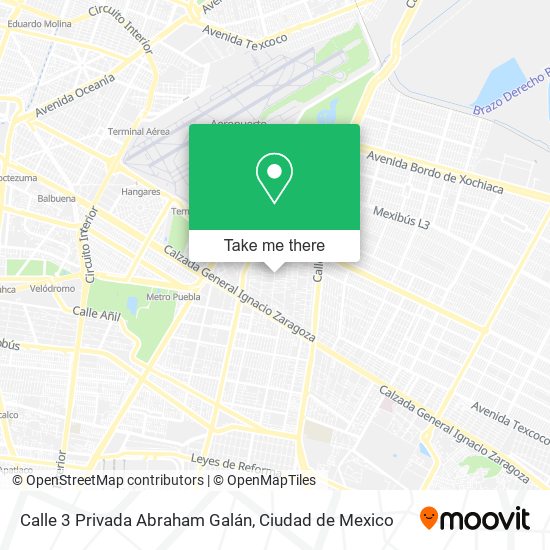 Calle 3 Privada Abraham Galán map