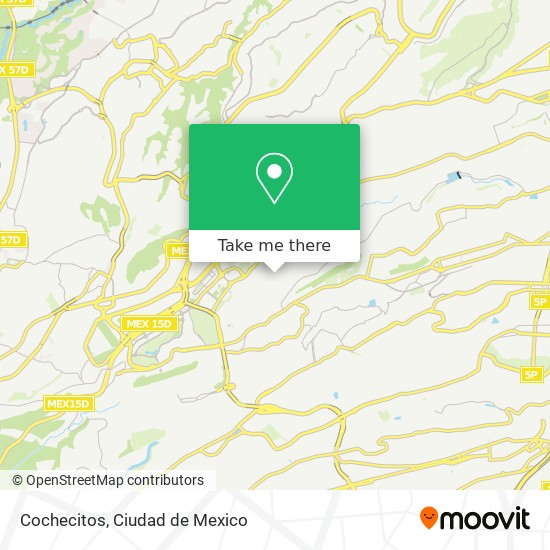 Cochecitos map