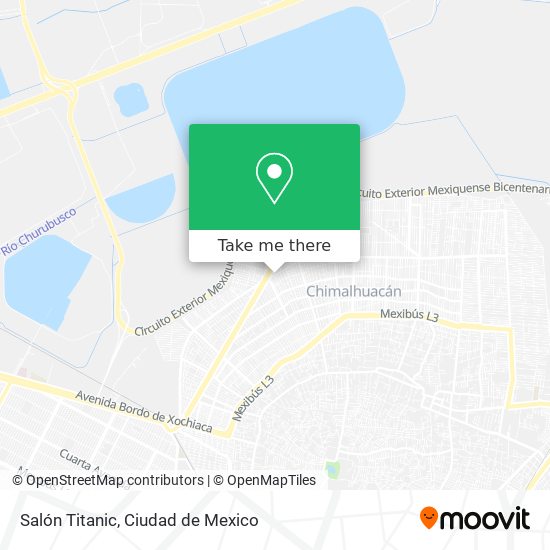 Salón Titanic map