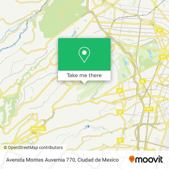 Mapa de Avenida Montes Auvernia 770