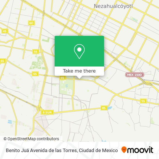 Benito Juá Avenida de las Torres map