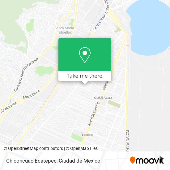 Chiconcuac Ecatepec map