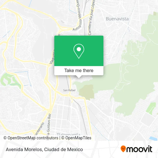 Avenida Morelos map
