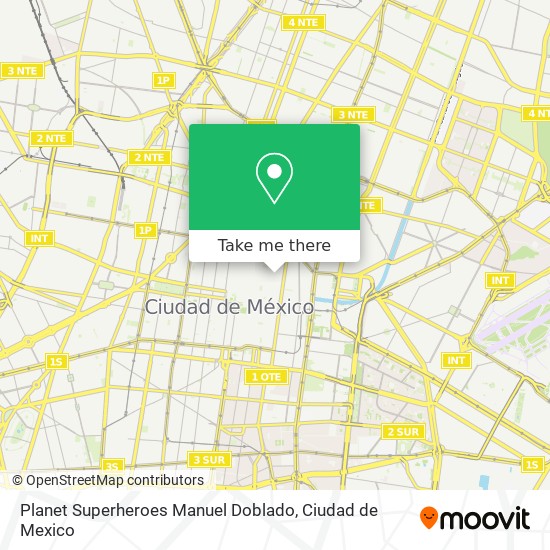 Mapa de Planet Superheroes Manuel Doblado