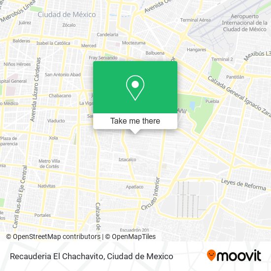 Recauderia El Chachavito map