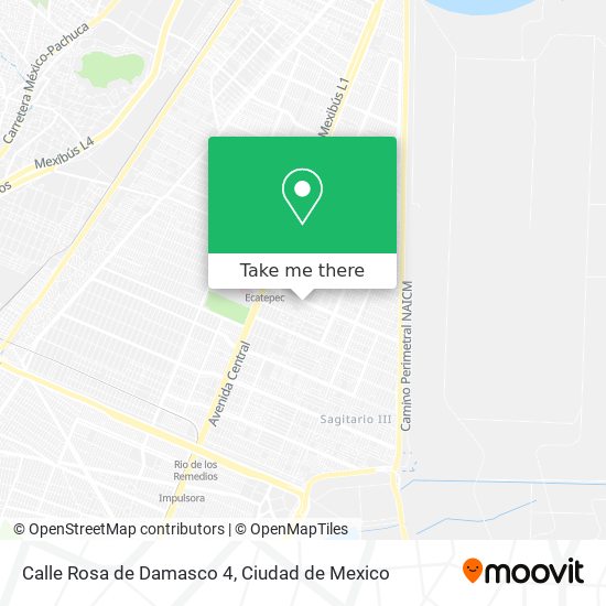 Calle Rosa de Damasco 4 map