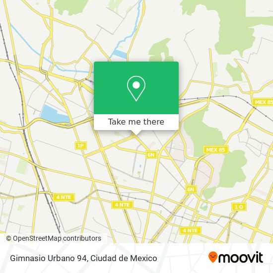 Mapa de Gimnasio Urbano 94